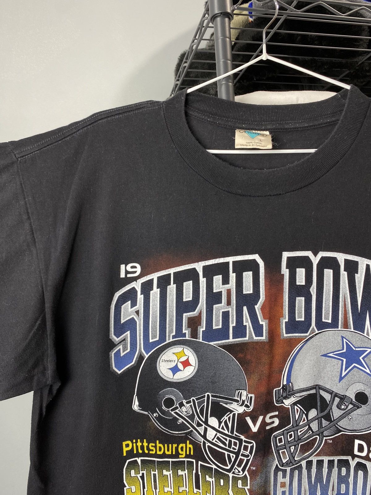 Other Vintage 1995 Salem Super Bowl Steelers Cowboys T Shirt NFL Size US L / EU 52-54 / 3 - 3 Thumbnail