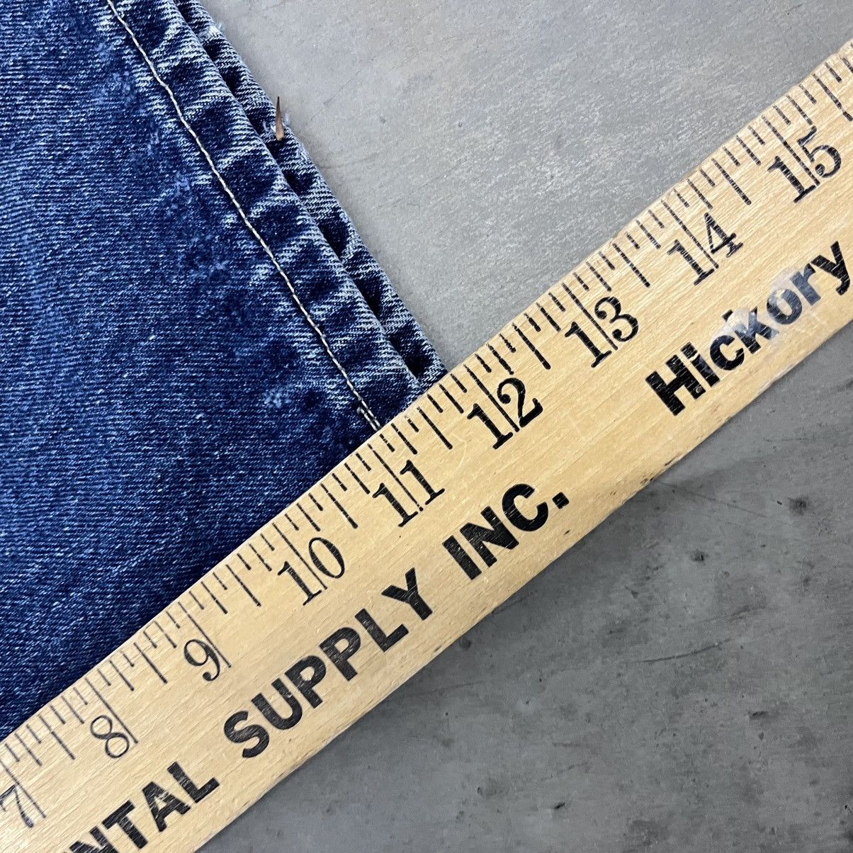 Nautica × Vintage Vintage Y2K nautica blue Jean shorts 36 waist leather tab Size US 36 / EU 52 - 4 Thumbnail