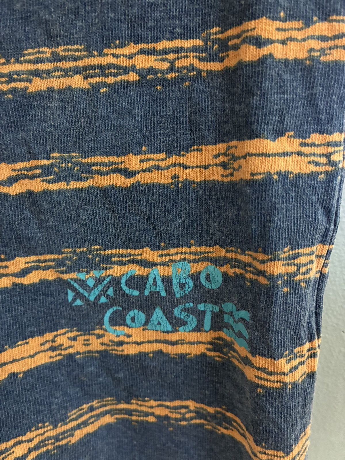Vintage Vintage 90s Cabo Coast streetwear stripe t shirt Size US XL / EU 56 / 4 - 5 Thumbnail