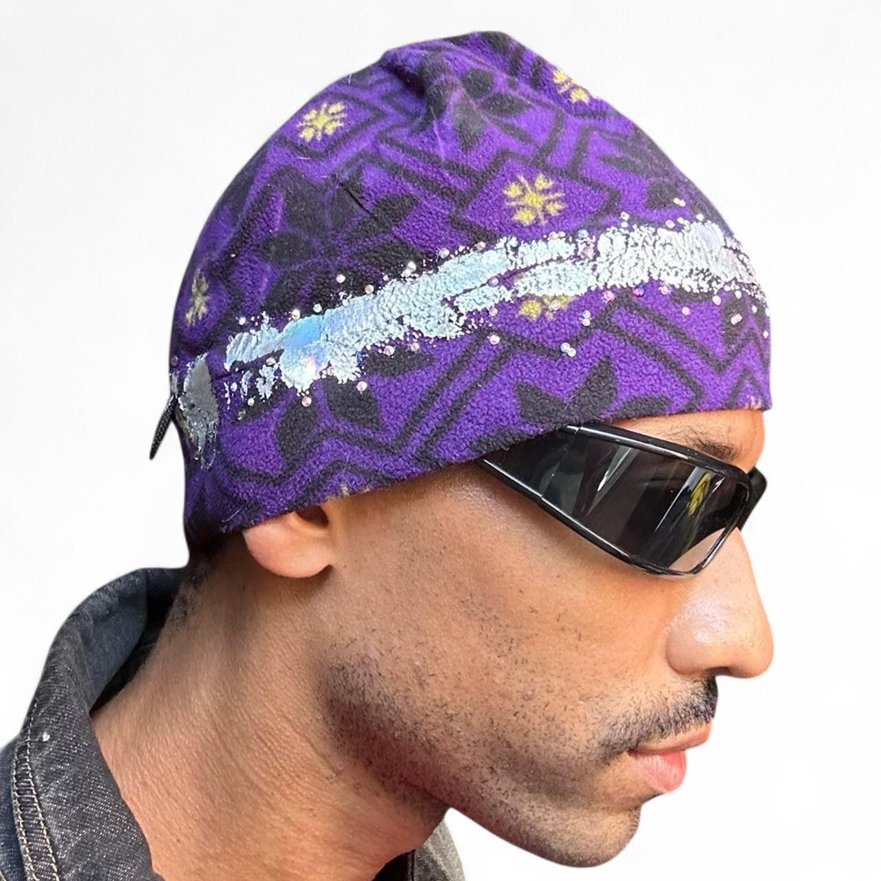Columbia ASTROBOI* PURPLE FAIR ISLES FLEECE RHINESTONE BEANIE Size ONE SIZE - 5 Thumbnail