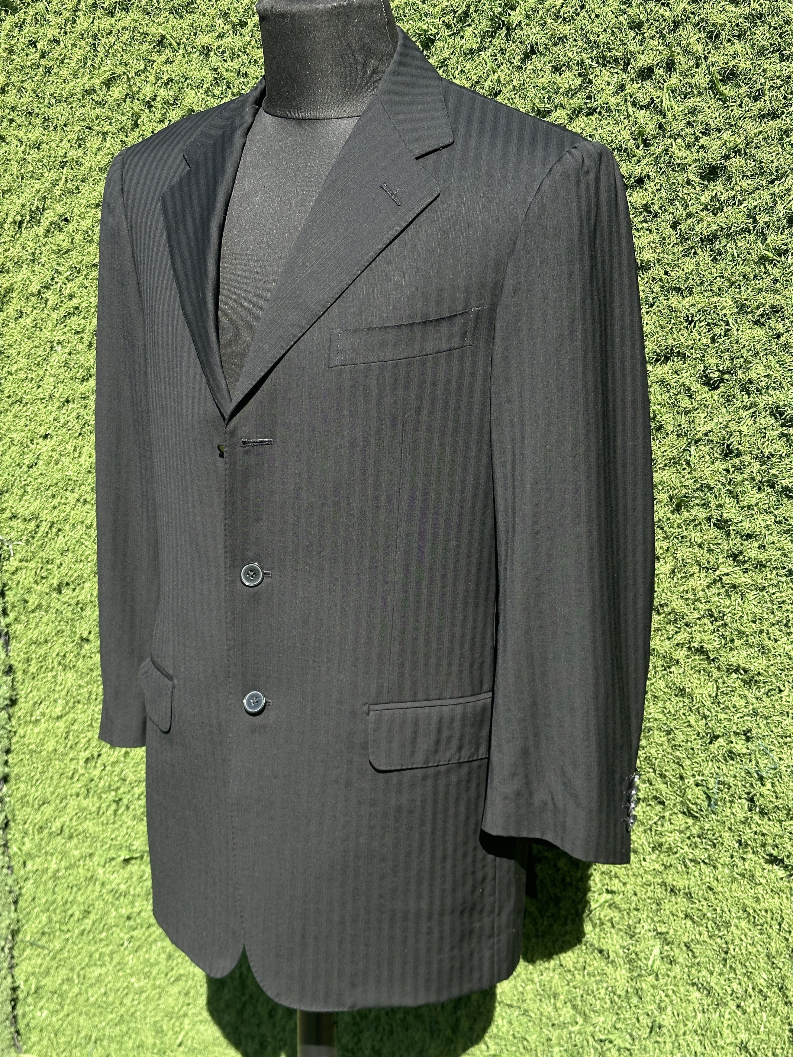 Ermenegildo Zegna Ermenegildo Zegna Soltex Pinstripe Blazer Suit Jacket 50R Size 50R - 8 Thumbnail