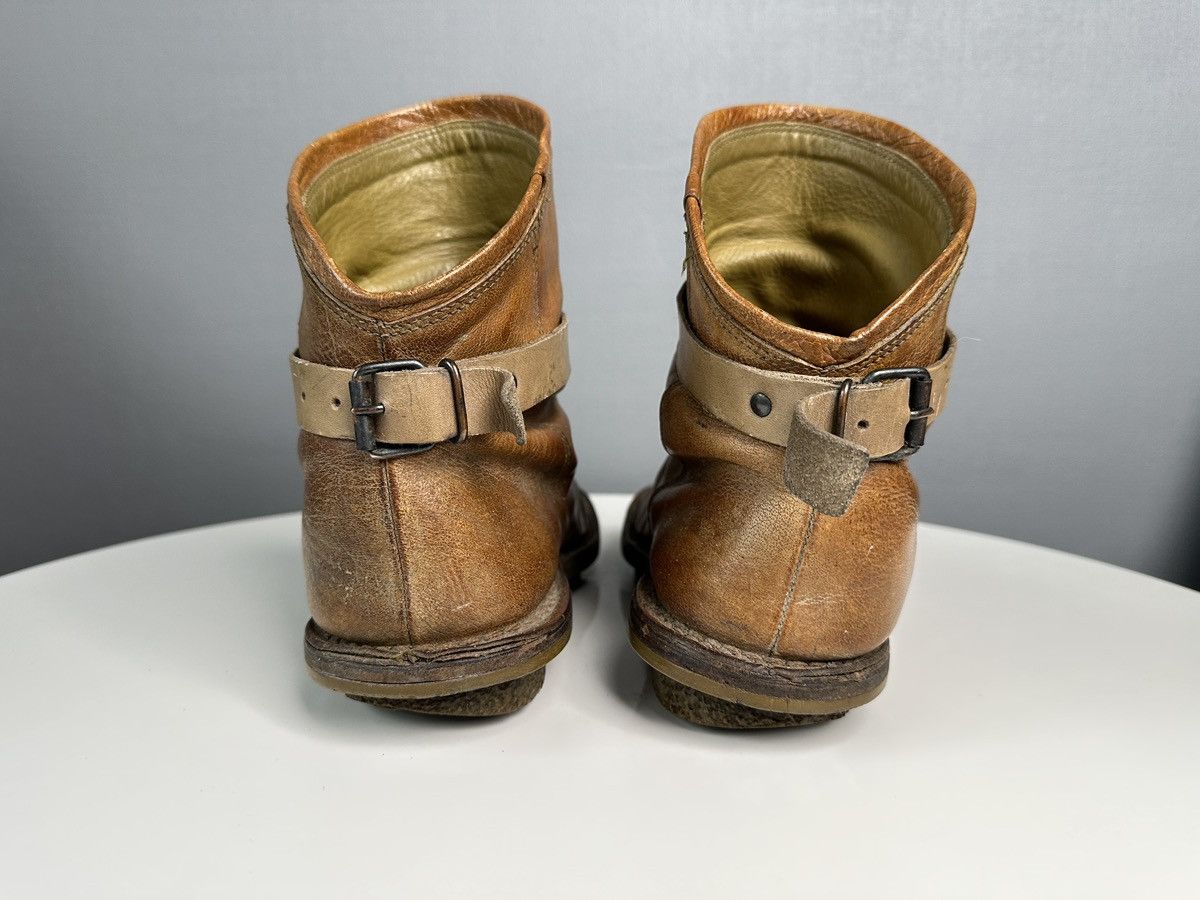 Trippen TRIPPEN Bomb Avant Garde Belted Leather Brown Ankle Boots Size US 10 / IT 40 - 5 Thumbnail