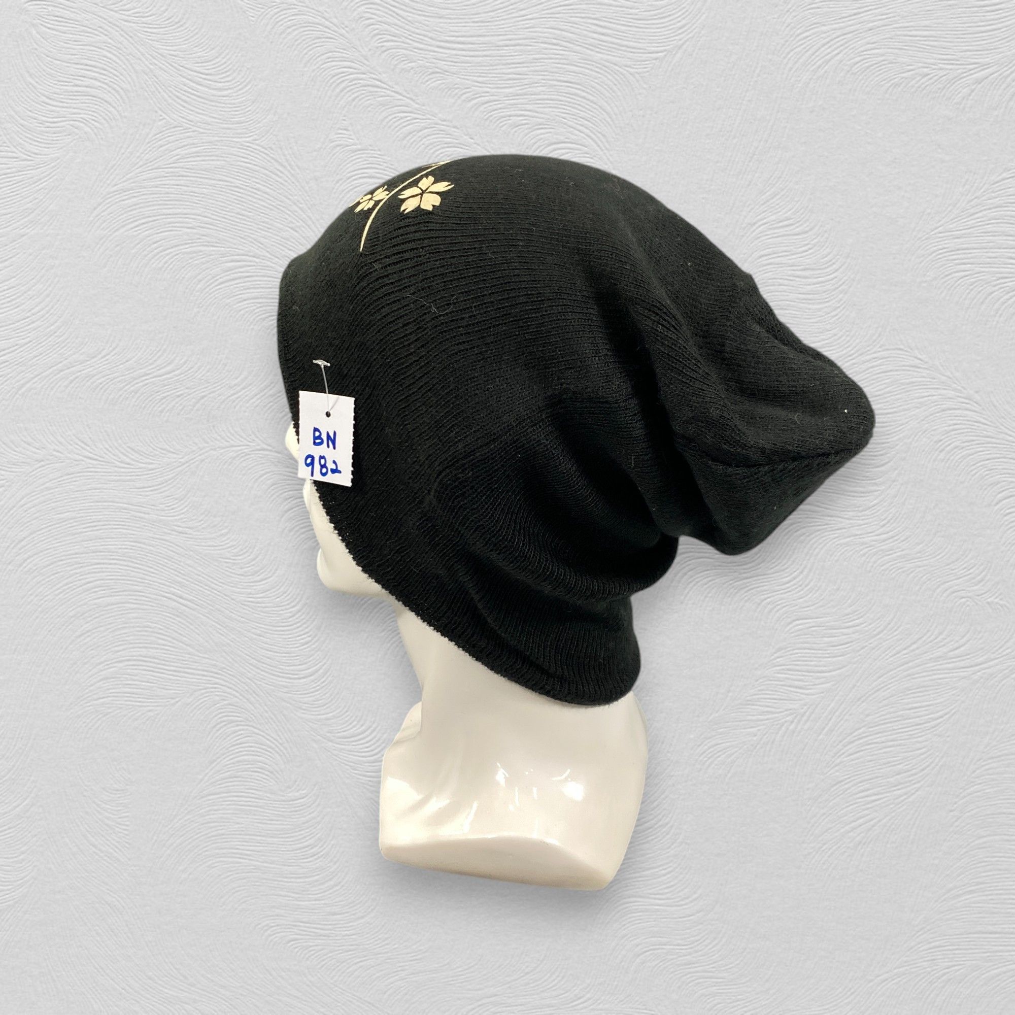 Japanese Brand Mountain And Moon Slouchy Beanie Hats -BN982 Size ONE SIZE - 2 Thumbnail