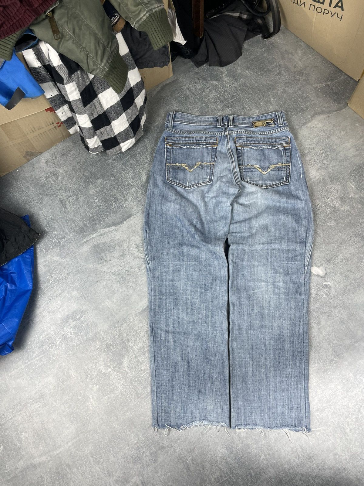 Diesel Rare Y2K diesel logo denim jeans Size US 30 / EU 46 - 4 Thumbnail