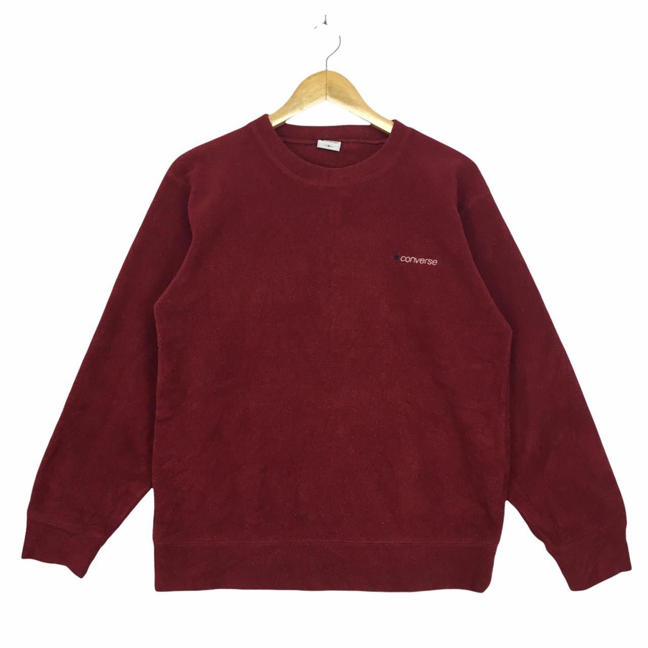Converse Vtg CONVERSE Crewneck Fleece Sweatshirt Spell Out Size US M / EU 48-50 / 2 - 1 Thumbnail