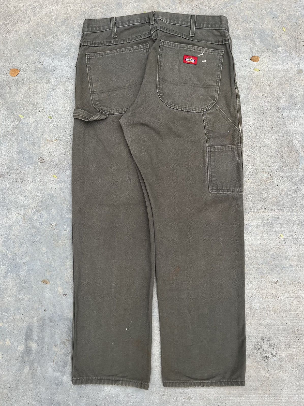 Dickies × Vintage FADED MOSS GREEN DICKIES CARPENTER CANVAS PANT Size US 32 / EU 48 - 2 Thumbnail