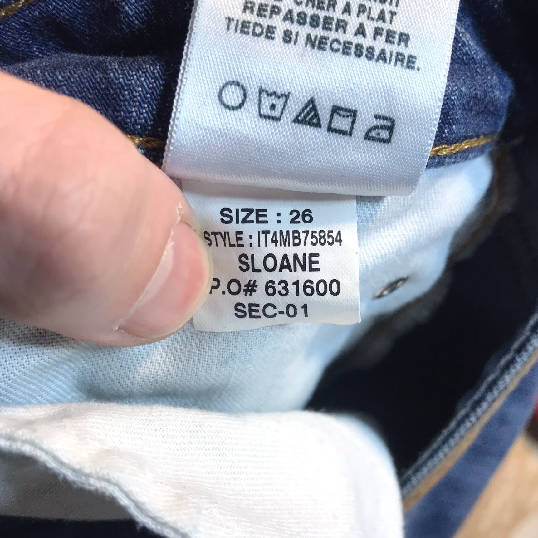 Vintage VINTAGE? (No) - Joe's Jeans Sloane The Skinny Denim Distressed Blue 26x32 Inseam Womens Jeans 5-Pocket Zip Size 26" / US 2 / IT 38 - 7 Thumbnail