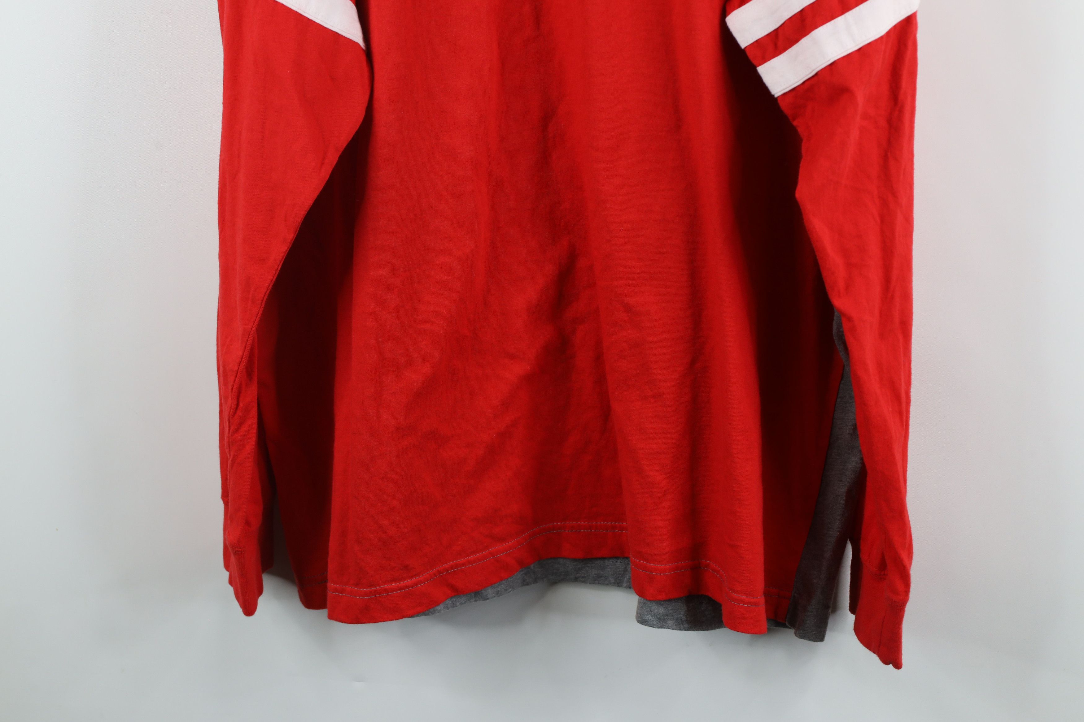 Majestic × Vintage Vintage Majestic Red Wings Hockey Long Sleeve T-Shirt Size US XXL / EU 58 / 5 - 11 Thumbnail