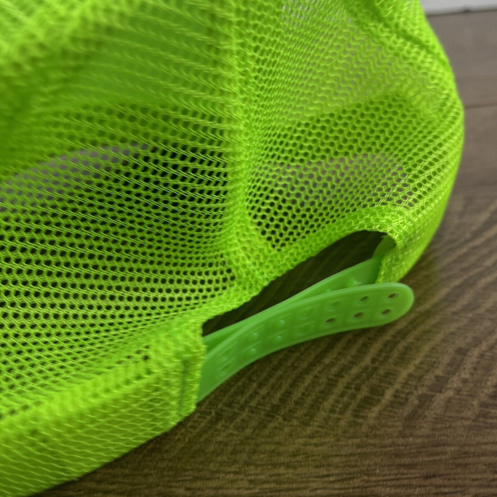 Other Neon Green Hat Adjustable Adult Size Hat Green Cap Size ONE SIZE - 7 Thumbnail