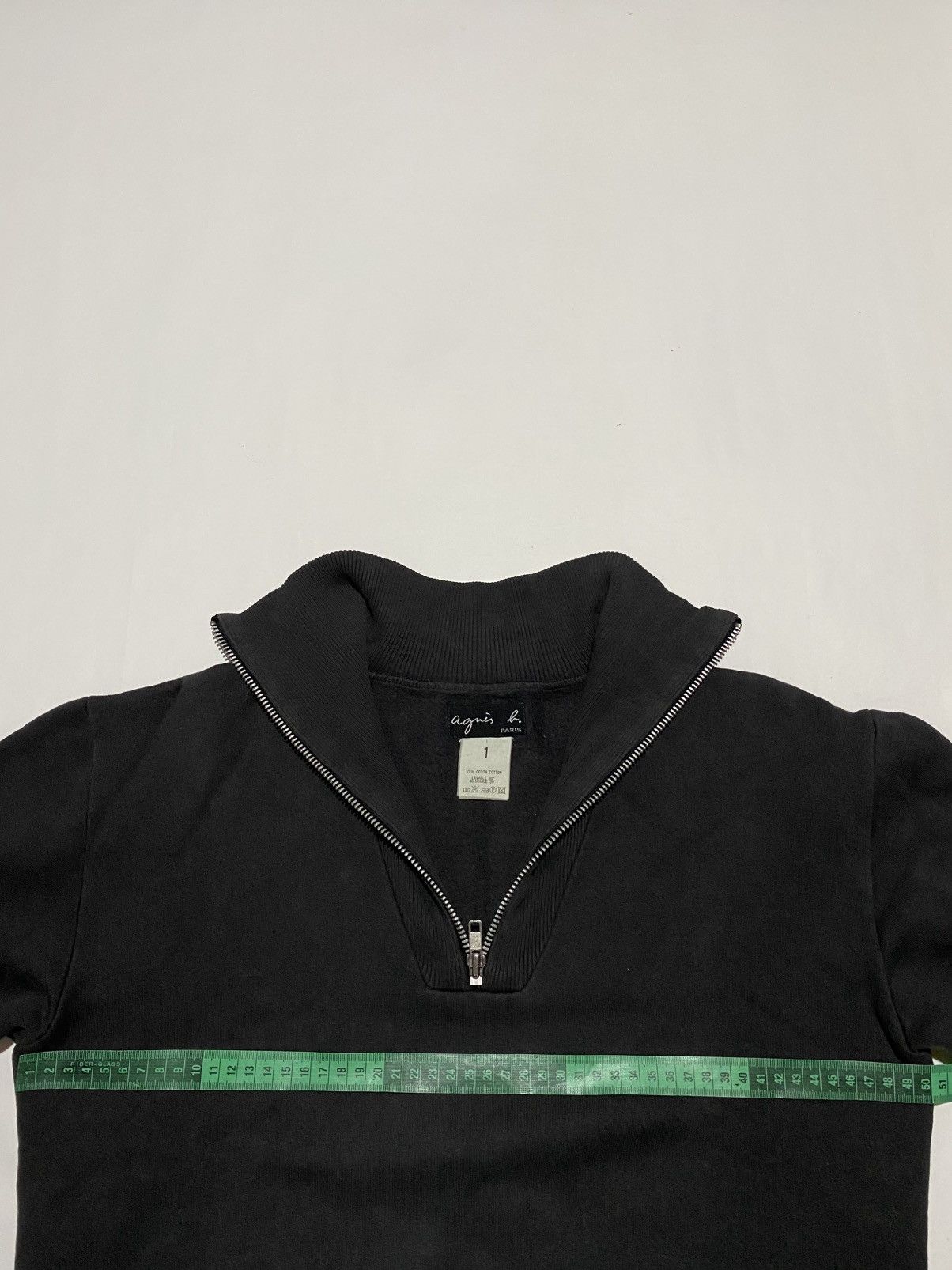Designer × agnes b. AGNES B HALF ZIPPER SWEATERS UNISEX Size US S / EU 44-46 / 1 - 9 Thumbnail