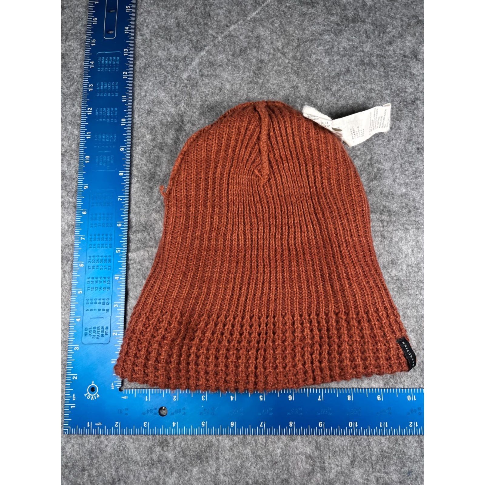 Cotton On Cotton On Beanie Toque Adult One Size Orange Knit Acrylic Premium Collection Hat Beanie Unisex Adults Orange 90s Outdoor Ski Child-... Size ONE SIZE - 5 Thumbnail