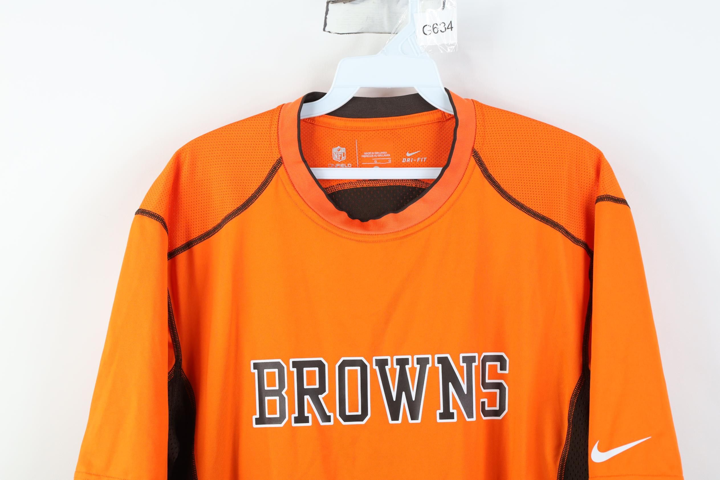 Nike Nike NFL On Field Fit Cleveland Browns Football T-Shirt Size US L / EU 52-54 / 3 - 2 Thumbnail