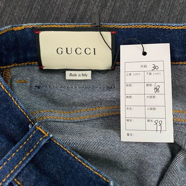 Gucci Gucci Leather jeans 2502-Nextarrow Size US 30 / EU 46 - 2 Thumbnail