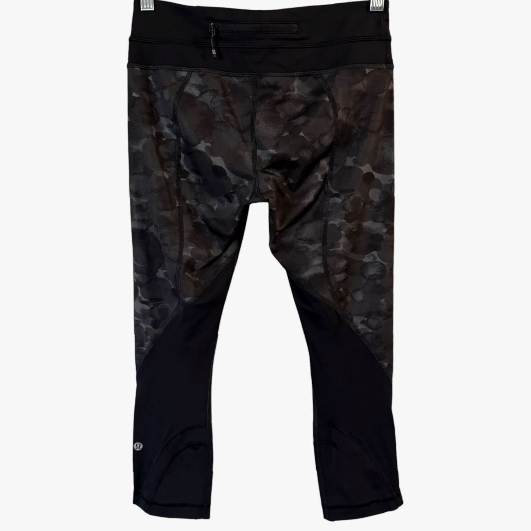 Lululemon Lululemon Cropped Athletic Leggings Black Camo Women's 4 Running Activewear Yoga Size 27" / US 4 / IT 40 - 4 Thumbnail