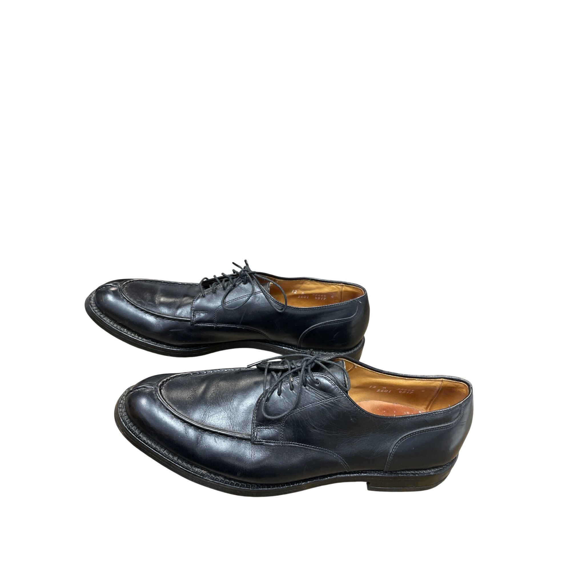 Allen Edmonds Allen Edmonds Bradley Mens Black Leather Split Toe Derby Sho Size US 12 / EU 45 - 3 Thumbnail