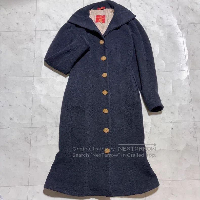 Vivienne Westwood Vivienne Westwood 3D Flower Bud Hem Wool Coat Size S / US 4 / IT 40 - 1 Thumbnail
