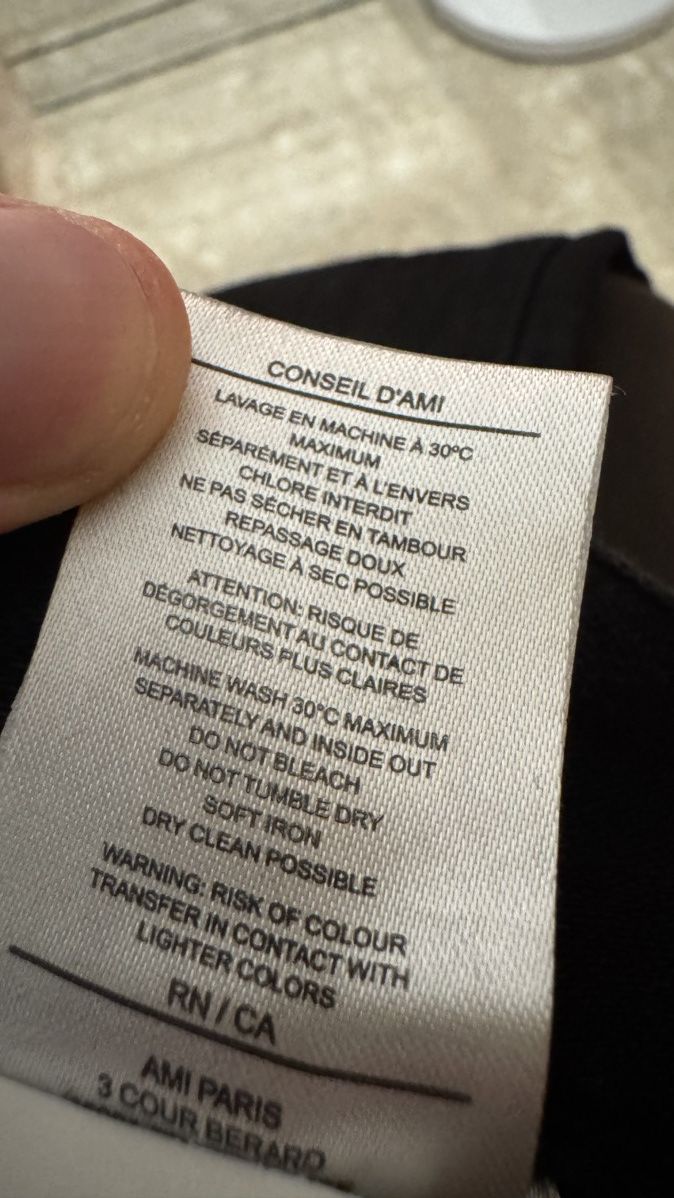 AMI AMI Paris Low Rise Slim Black Jeans Size US 32 / EU 48 - 5 Thumbnail