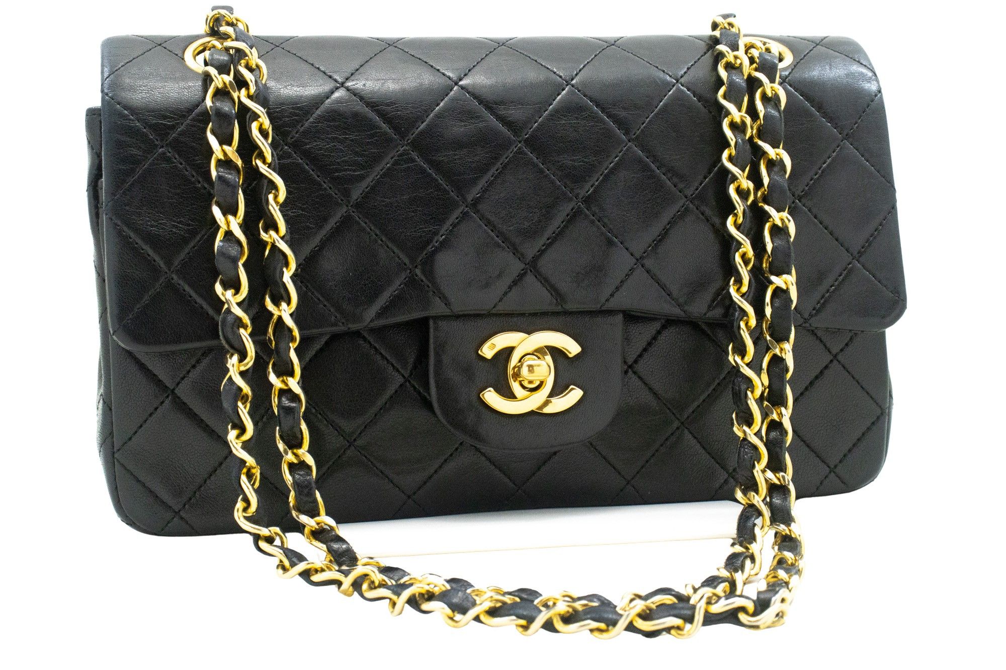 Chanel Black Leather Shoulder Bag (Pre-Owned) Size ONE SIZE - 1 Thumbnail
