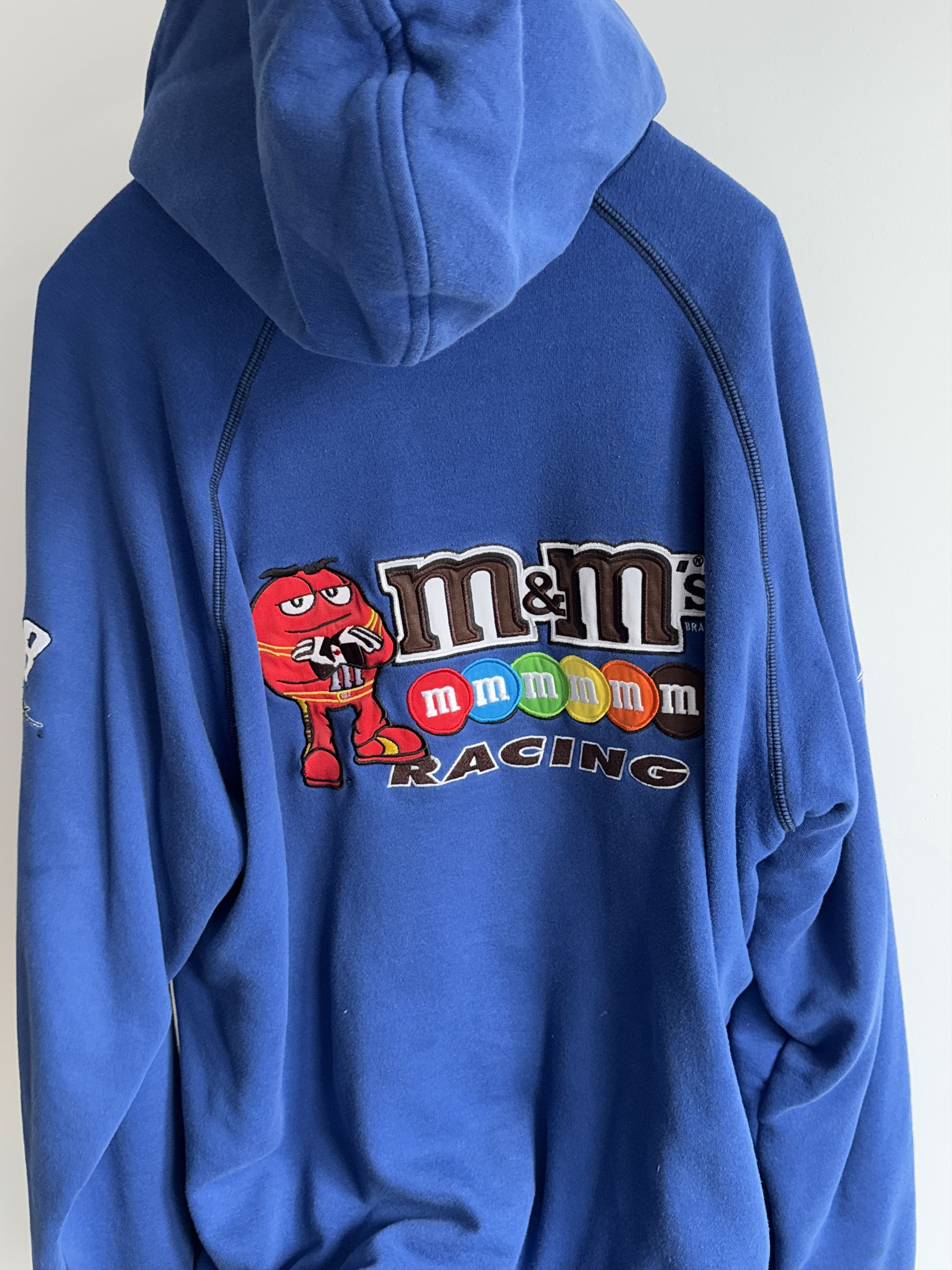 NASCAR M&M Candy NASCAR Blue zip-up hoodie Size US XL / EU 56 / 4 - 6 Thumbnail