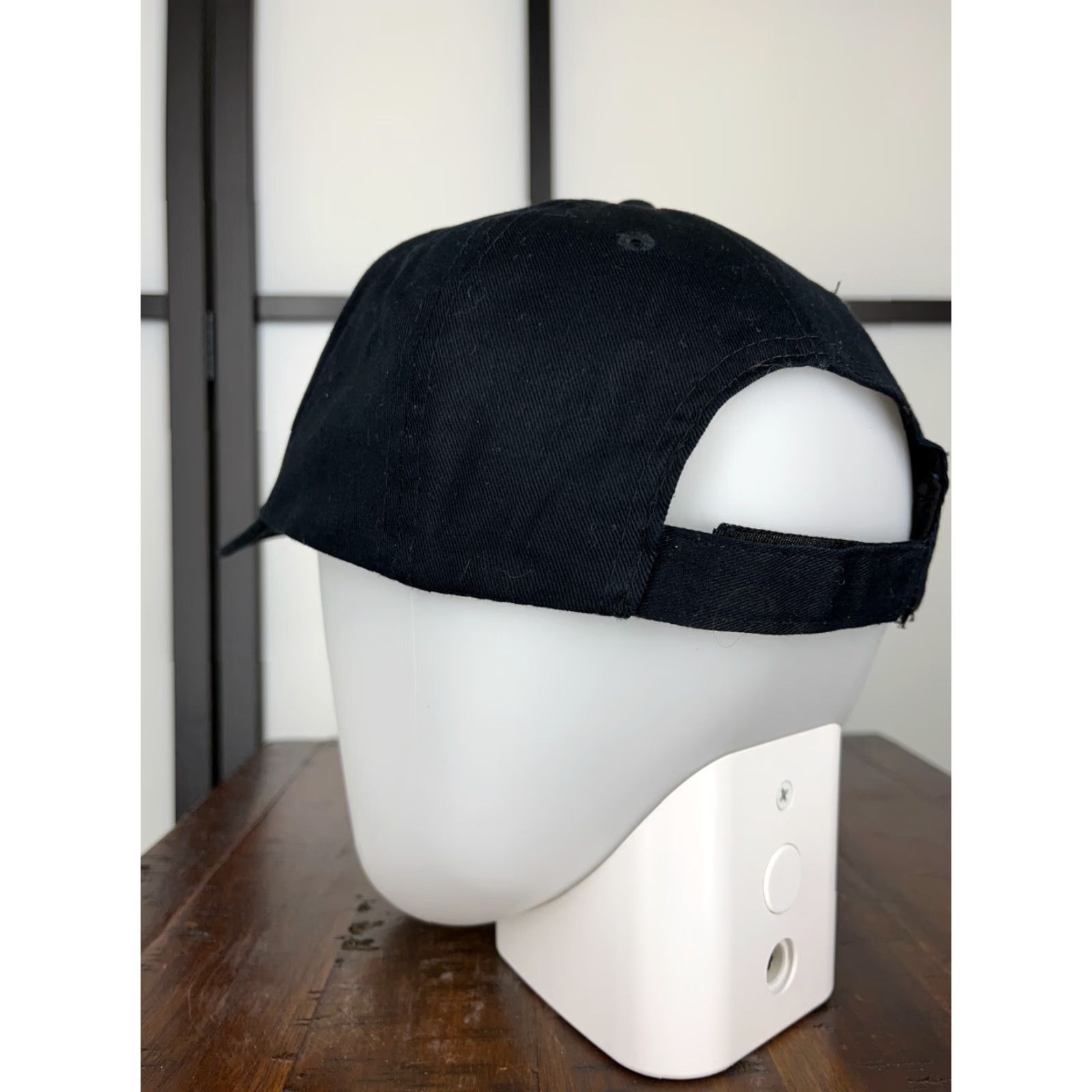 Vintage Over A Barrel Brewing Hat Cap Strap Back Adult Black Embroidered Beer Cotton A Size ONE SIZE - 5 Thumbnail