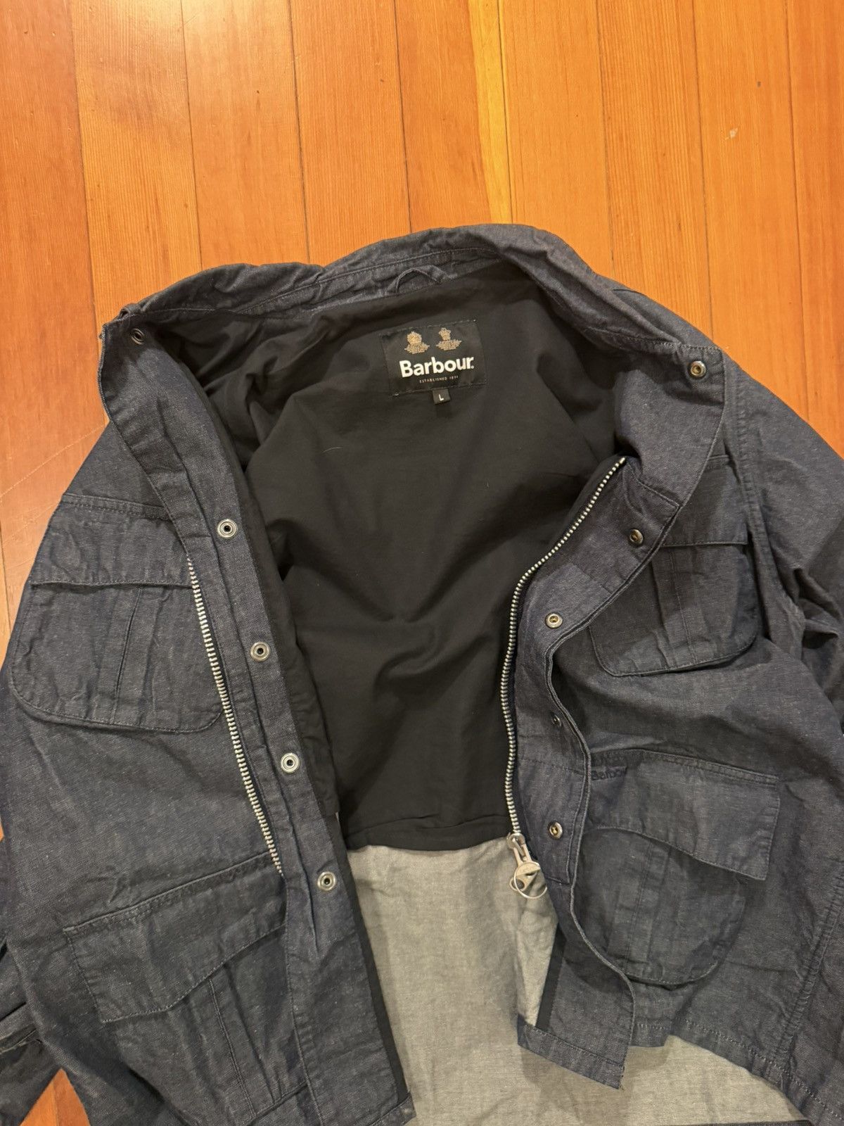 Barbour Barbour Denim Jungle jacket Large, rare Size US L / EU 52-54 / 3 - 7 Thumbnail