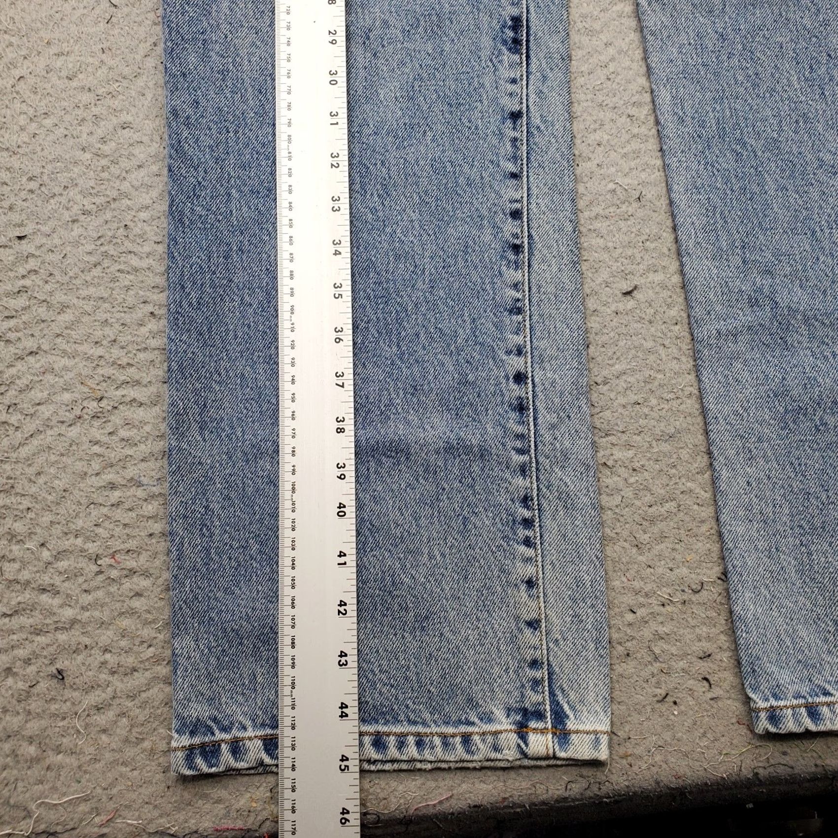 Calvin Klein Calvin Klein Jeans Mens 36 Blue Denim Light Wash Streetwear Straight Leg Shirt Size US 36 / EU 52 - 3 Thumbnail