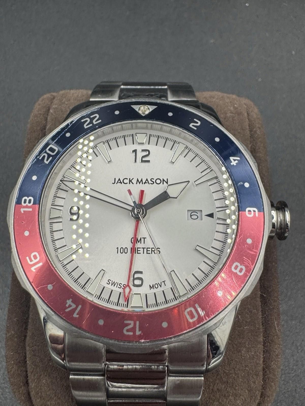 Other Sleek Jack Mason Halyard GMT Pepsi Blue Red Bezel | Link Ste Size ONE SIZE - 3 Thumbnail