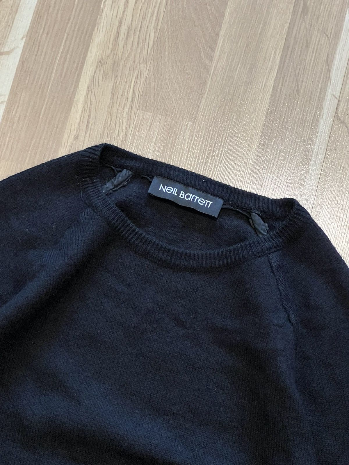 Neil Barrett × Vintage Vintage Neil Barrett sweater archive mohair avantgarde black Size US M / EU 48-50 / 2 - 3 Thumbnail