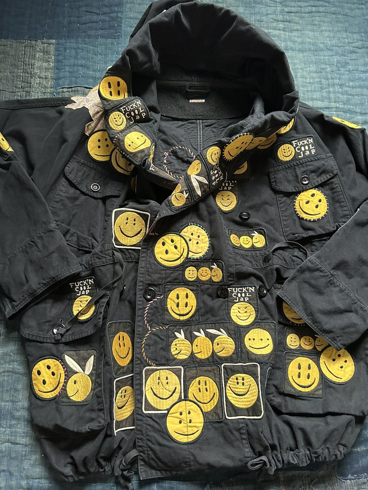 Kapital × Kapital Kountry Kapital moleskin Cotton RINGCOAT (RAINBOWY INSANE) XL Size US XL / EU 56 / 4 - 5 Thumbnail