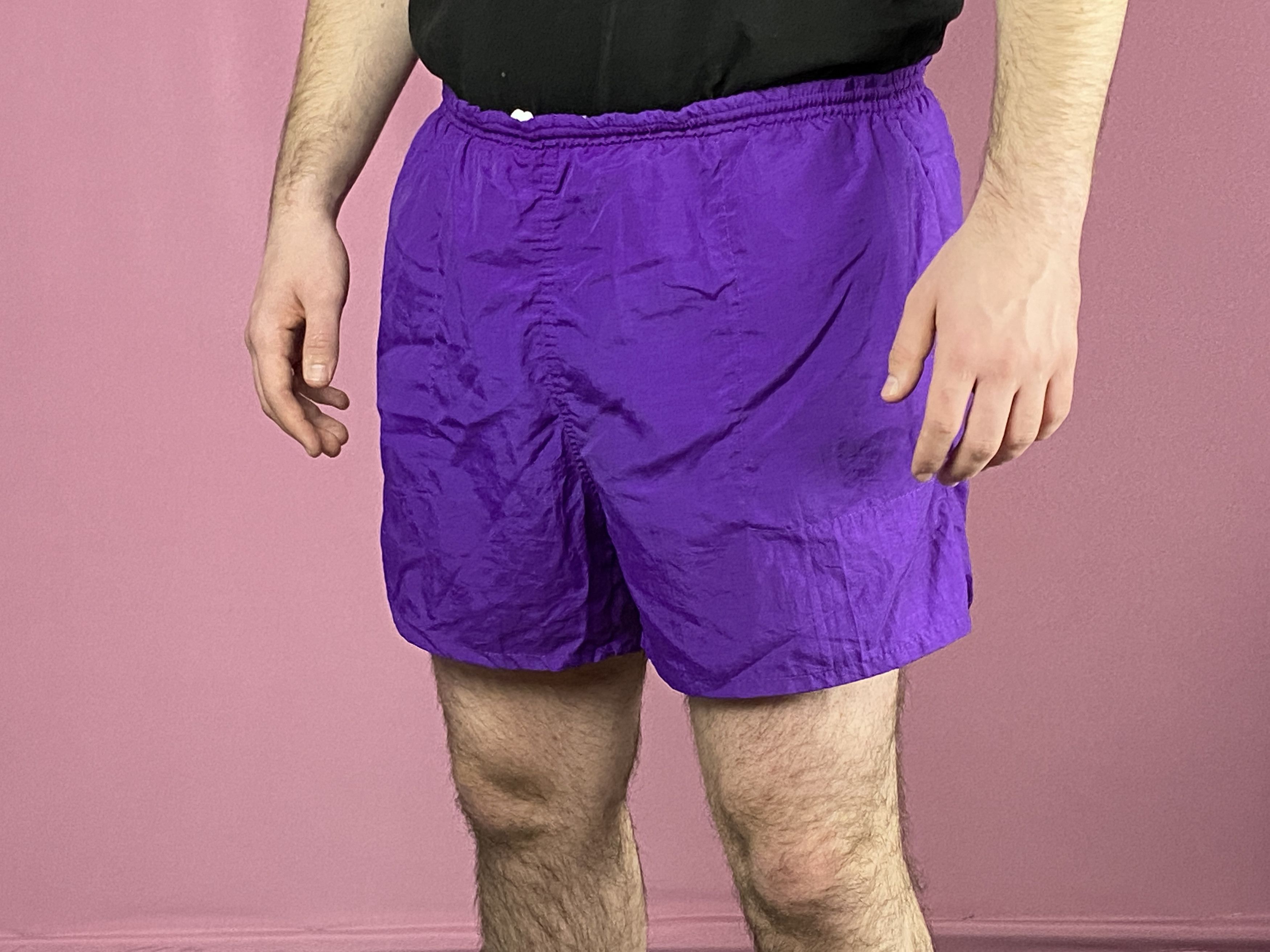 Vintage 90s Golden Team Vintage Men's Swim Shorts - XL Size US 36 / EU 52 - 2 Thumbnail