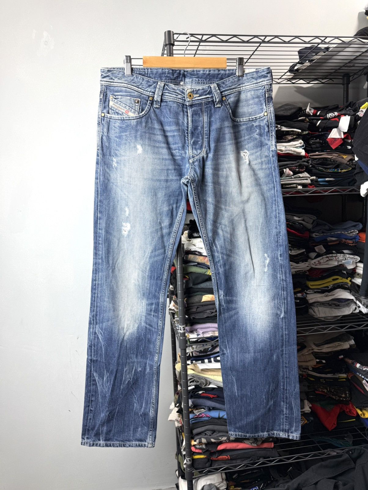 Diesel Vintage Diesel Larkee Gradient Archive Denim Pants Size US 34 / EU 50 - 1 Thumbnail