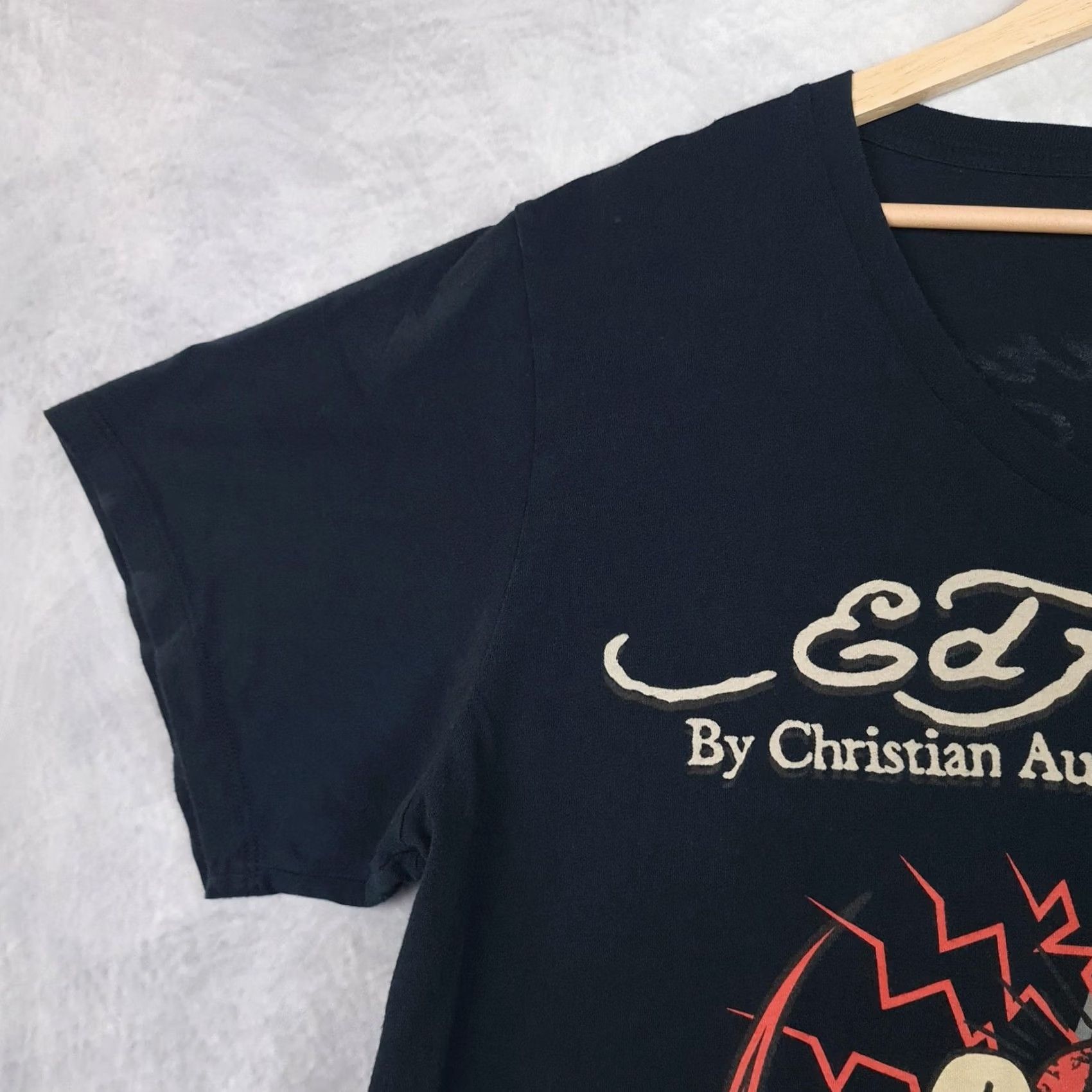 Ed Hardy Ed Hardy Shirt Mens XL Black V-Neck Death Before Dishonor Graphic Eagle Made USA Size US XL / EU 56 / 4 - 3 Thumbnail