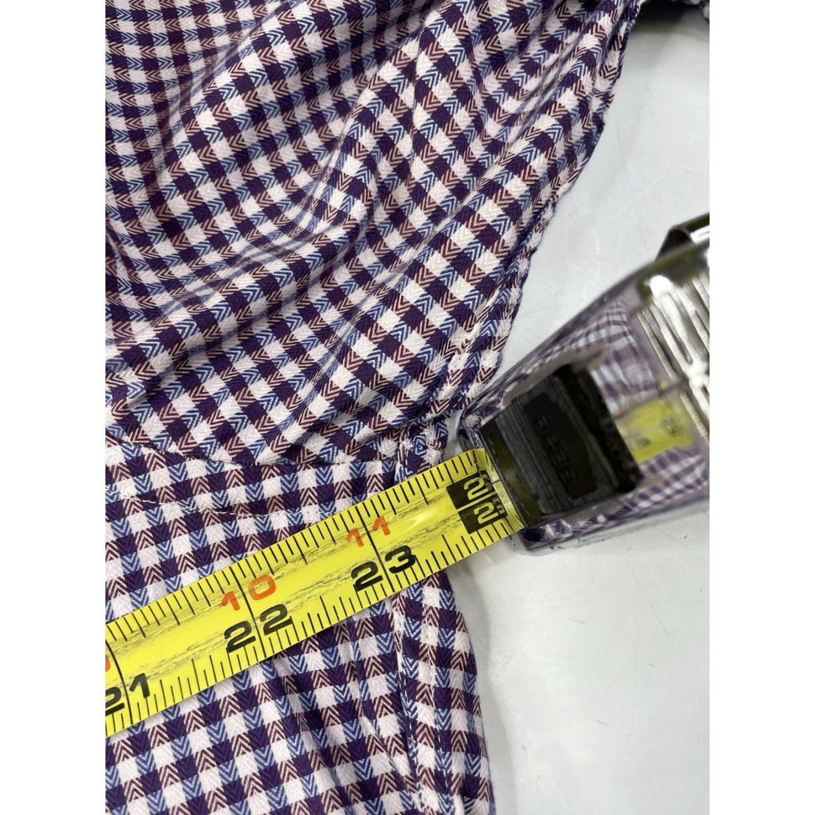 Vintage Gitman Bros Trim Fit Wingspan Checkered Shirt Men Large Allen Edmonds 16.5 34/35 Size US L / EU 52-54 / 3 - 7 Thumbnail
