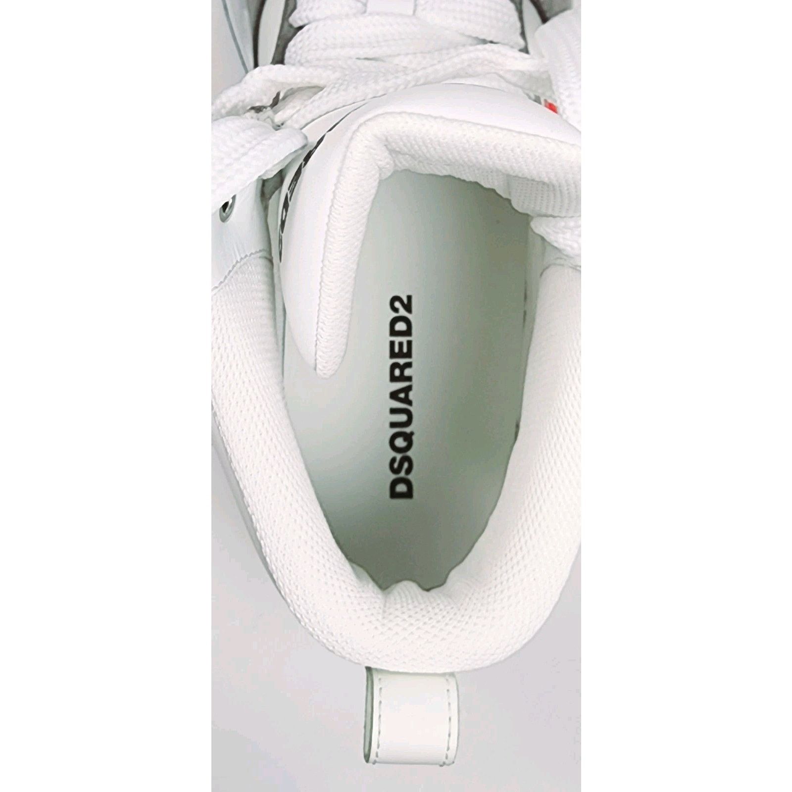Dsquared2 DSQUARED2 Leather High Top Sneakers US7.5 EU40 Made in Italy Size US 7.5 / EU 40-41 - 13 Thumbnail