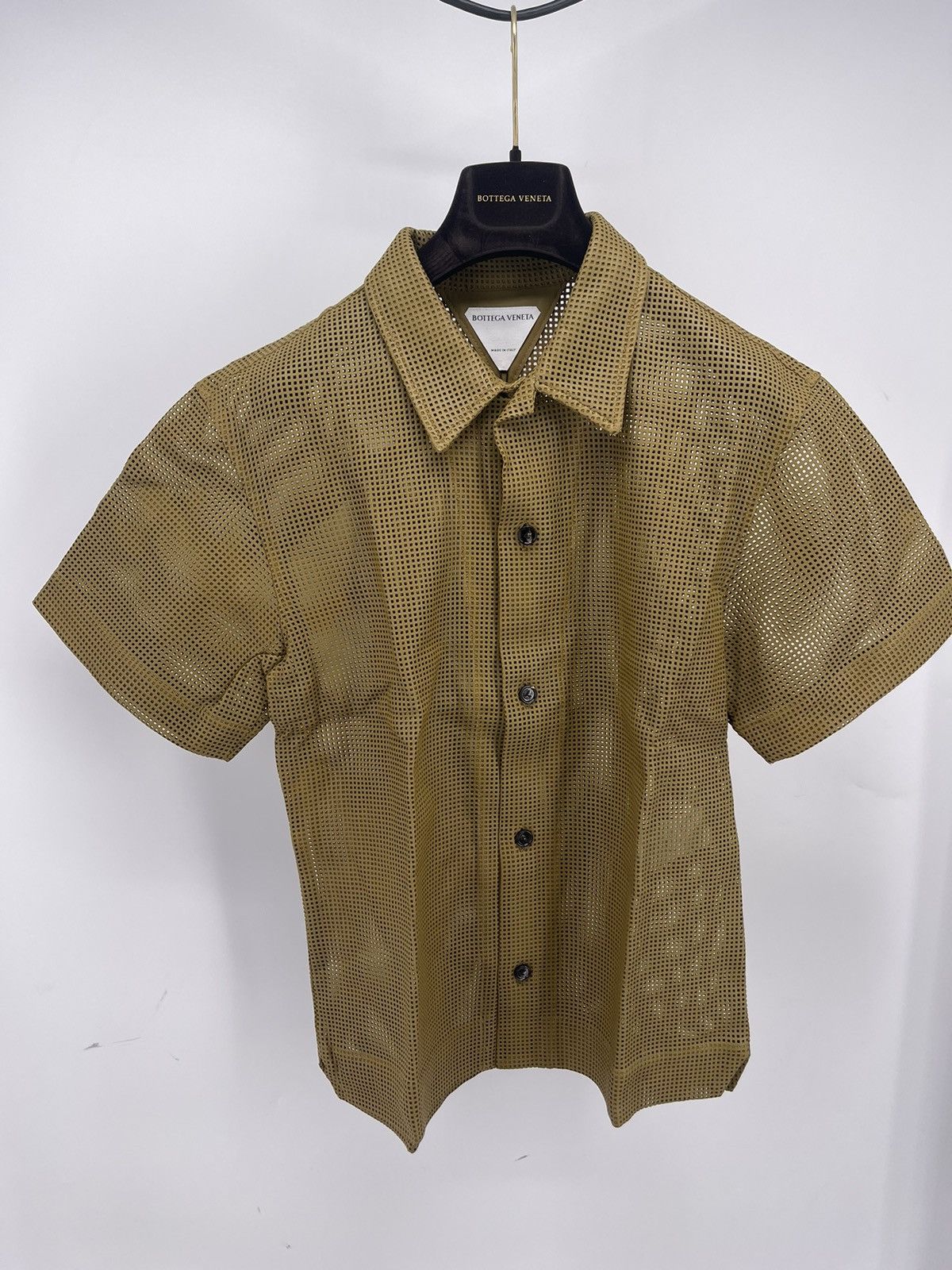 Bottega Veneta Bottega Veneta leather shirt size 48 Size US M / EU 48-50 / 2 - 1 Thumbnail