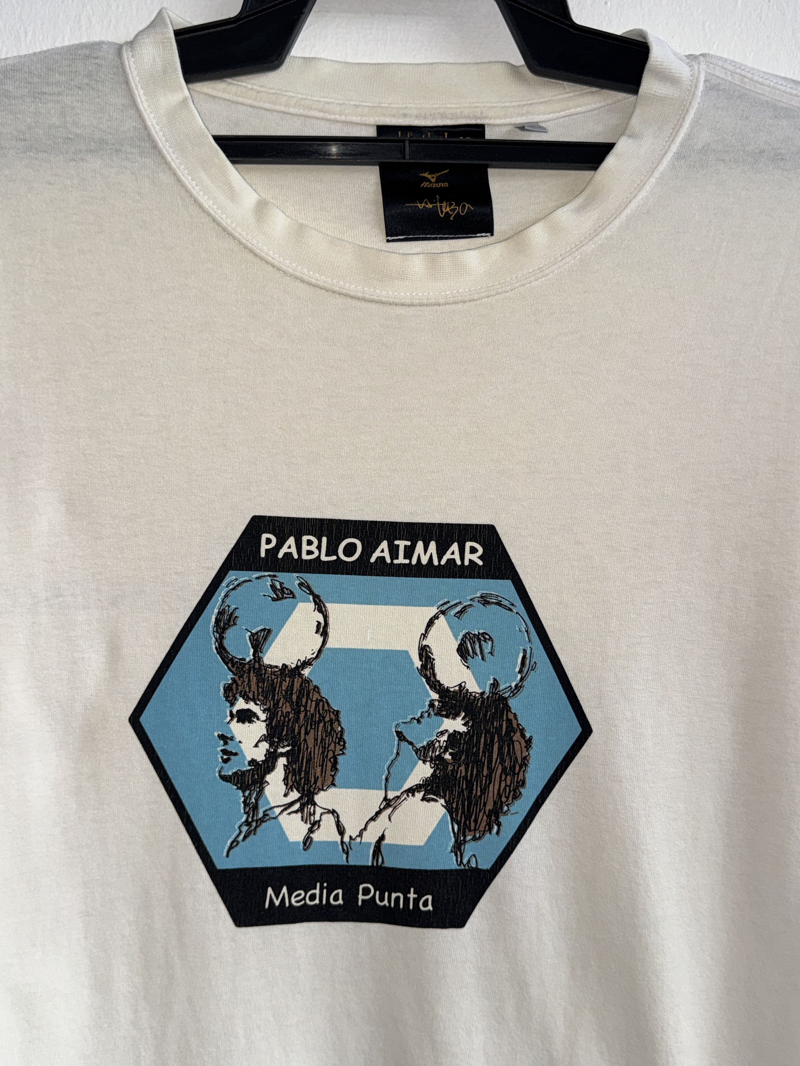 Mizuno Pablo Aimar Vintage Shirt Size US L / EU 52-54 / 3 - 2 Thumbnail