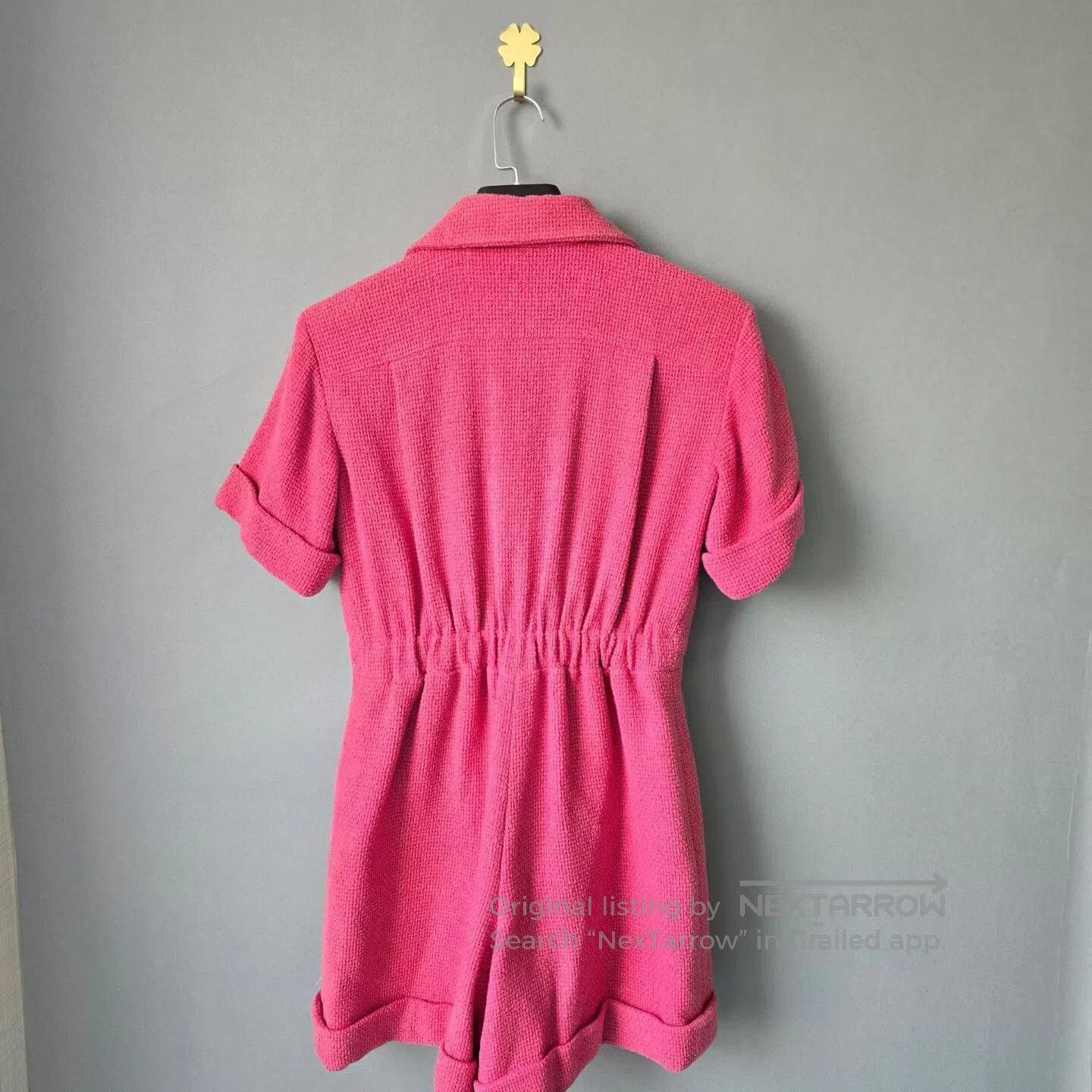 Chanel pink woven romper by Chanel. Size 40" / US 18 - 2 Thumbnail
