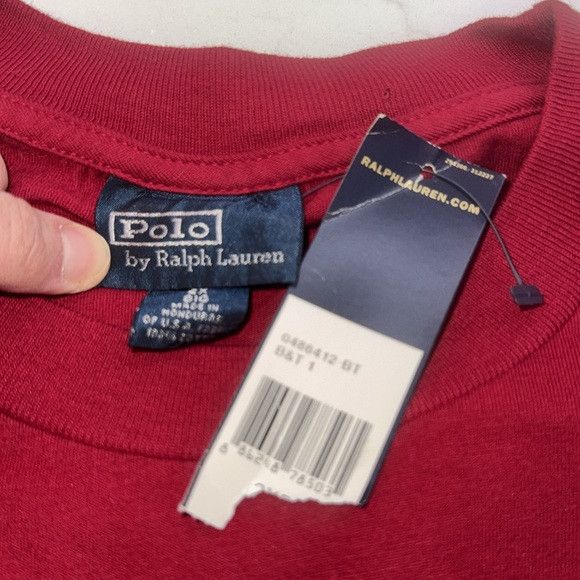 Polo Ralph Lauren Polo by Ralph Lauren Men's Classic Red Tee Plus Size Size US XXL / EU 58 / 5 - 4 Thumbnail