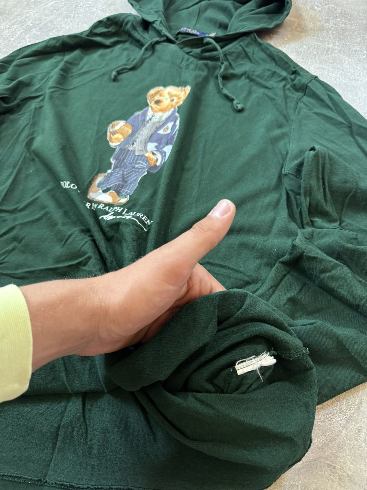 Polo Ralph Lauren Polo Ralph Lauren Polo Bear Charcoal Long Sleeve Size US M / EU 48-50 / 2 - 7 Thumbnail