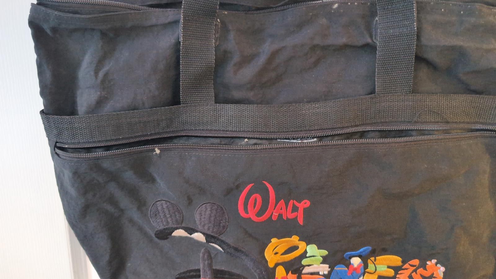 Disney Walt Disney World Shoulder Tote Bag 20"Weekender Embroidered Size ONE SIZE - 3 Thumbnail