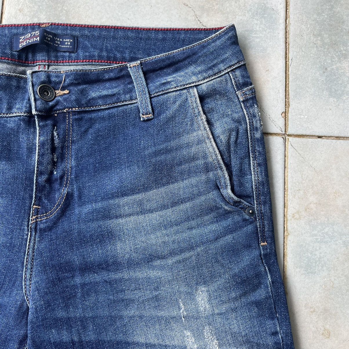 Zara Zara Denim Distressed Ankle Cut Jeans Size US 32 / EU 48 - 5 Thumbnail