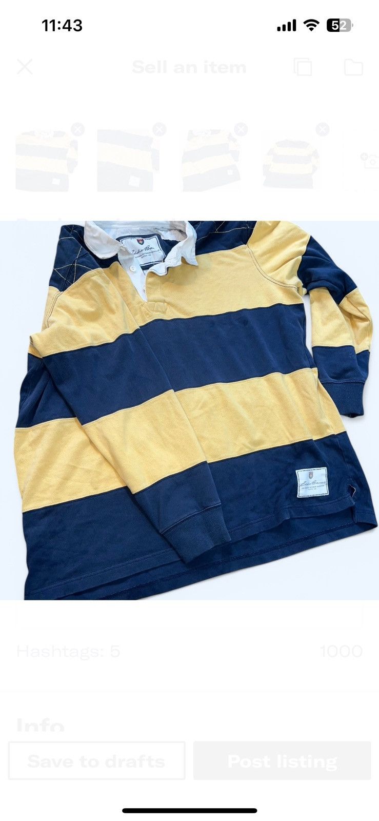 Eddie Bauer Rugby Polo Size US XXL / EU 58 / 5 - 1 Thumbnail