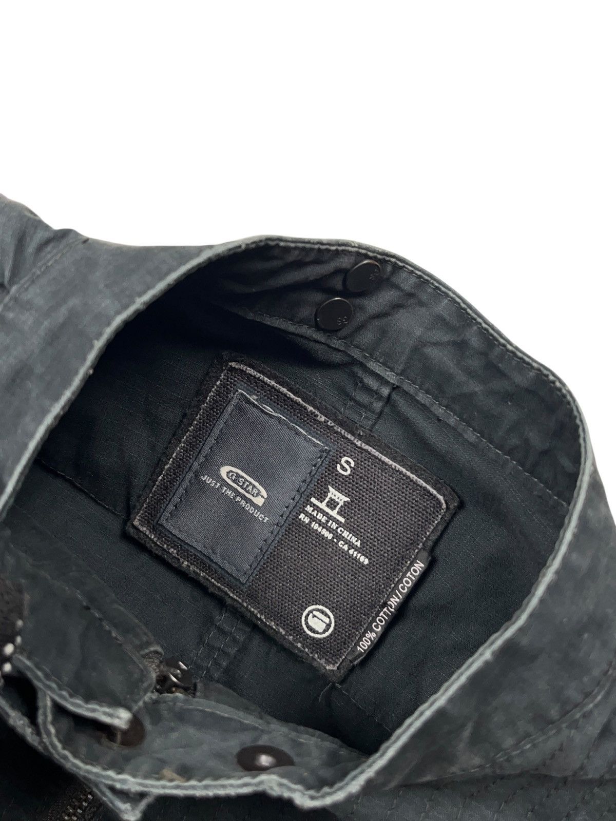 G-Star Vintage G-Star Raw Zip Biker Jacket Lightweight Overshirt Size S / US 4 / IT 40 - 8 Thumbnail