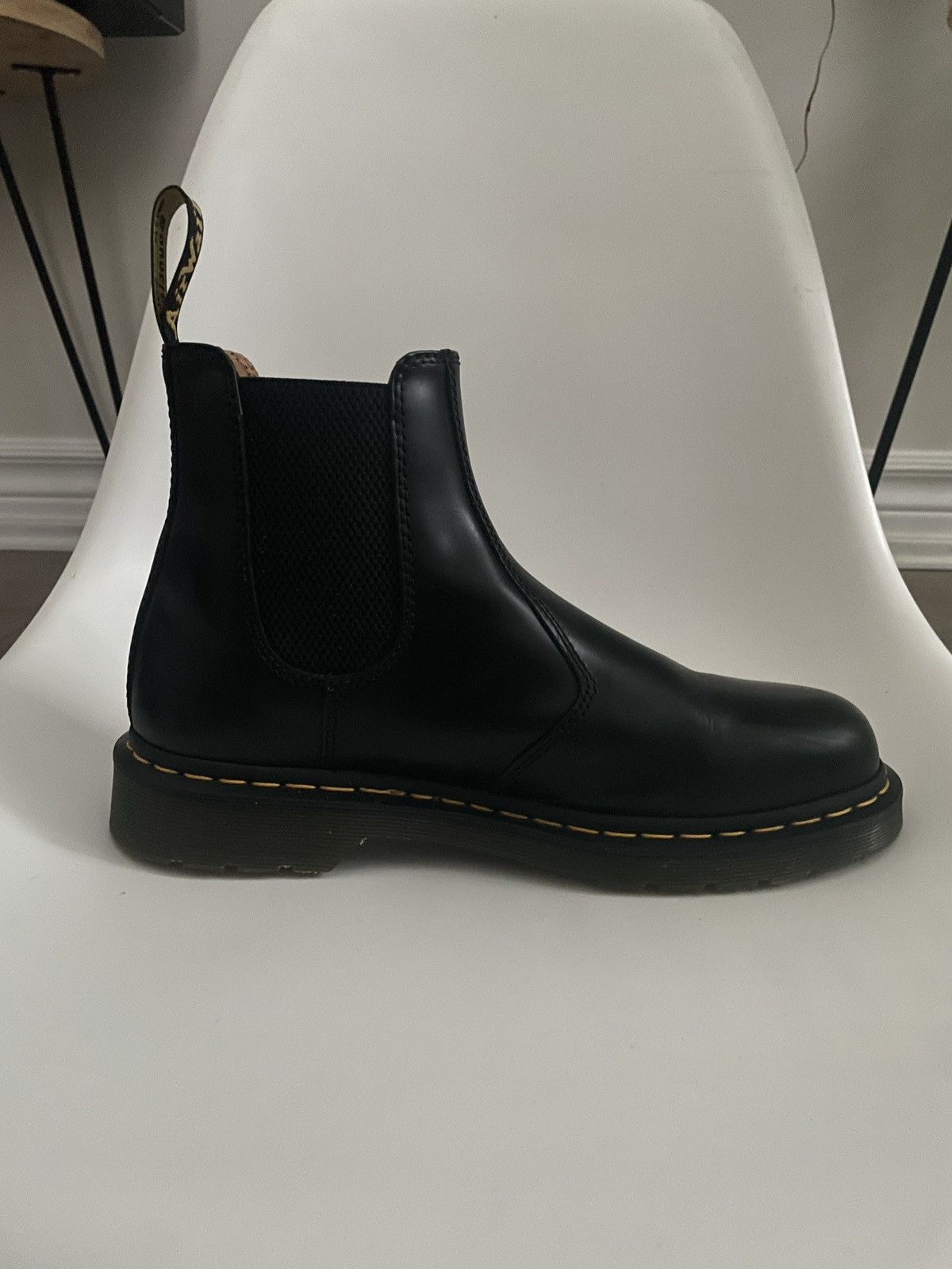 Dr. Martens Dr. Marten Yellow Stitch Leather Boot Size US 10 / EU 43 - 8 Thumbnail