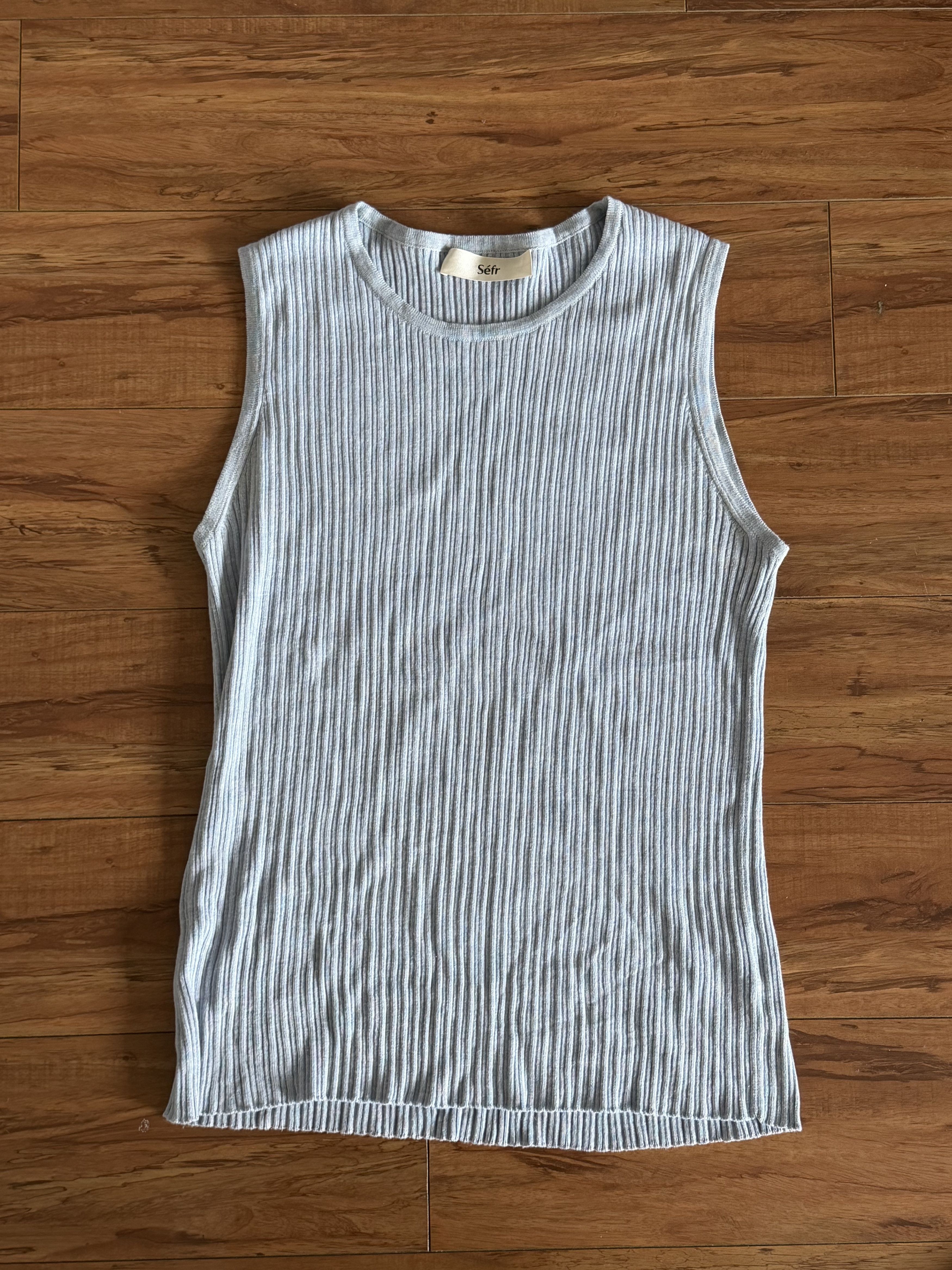 Sefr Lilac Knit Tank Top Size US L / EU 52-54 / 3 - 1 Thumbnail