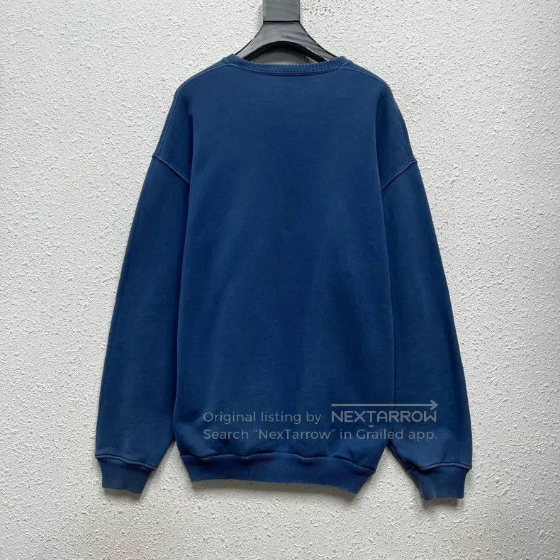 Balenciaga Balenciaga Gradient Logo Printed Blue Round Neck Sweatshir Size US XS / EU 42 / 0 - 2 Thumbnail