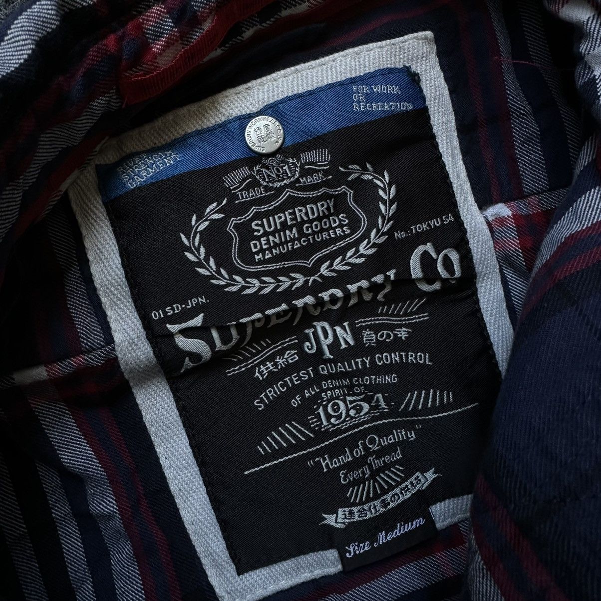 Superdry VTG Western Checked Shirt Superdry Size M Cowboy Old Money Size US M / EU 48-50 / 2 - 11 Thumbnail