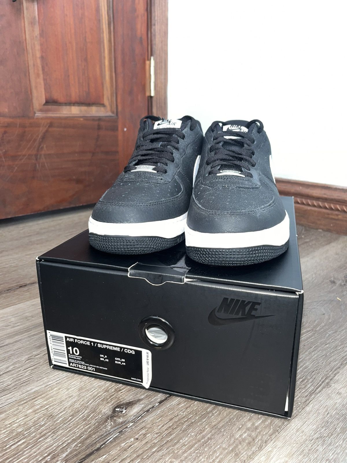 Comme des Garcons SHIRT × Supreme Supreme x CDG x Nike Split Logo AF1 Size US 10 / EU 43 - 15 Thumbnail