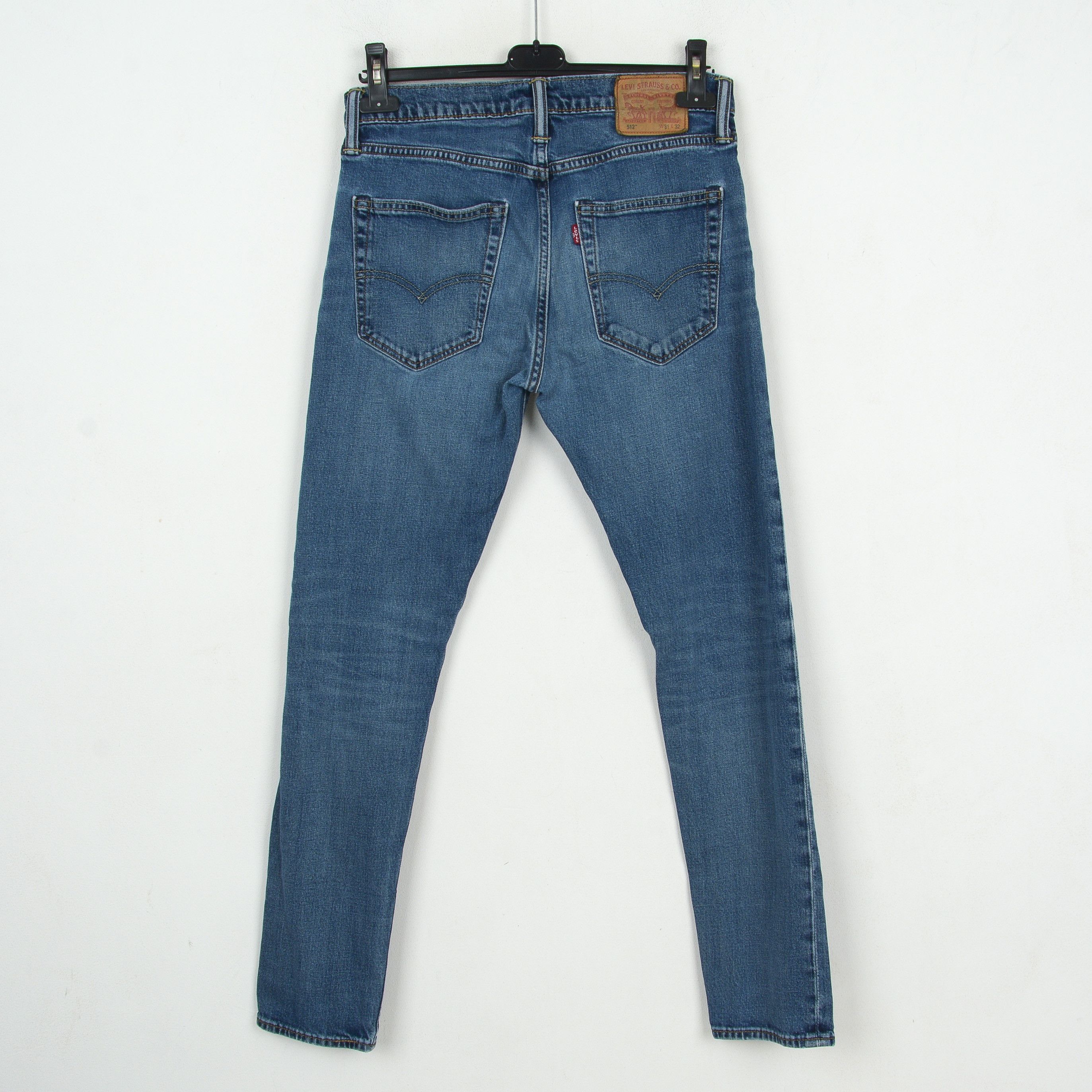 Levi's 512 Mens W31 L32 Slim Fit Tapered Jeans Denim Pants Trousers Size US 31 - 3 Thumbnail