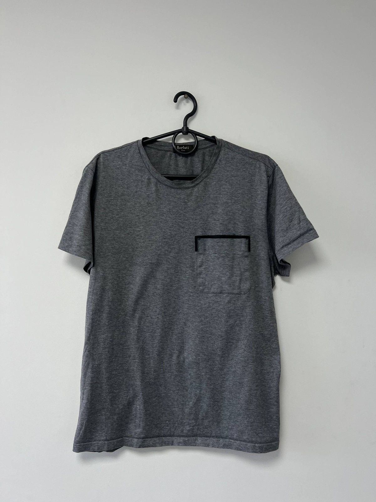 Berluti Vintage Authentic Betluti Paris Basic T shirt Gray Luxury M Size US M / EU 48-50 / 2 - 2 Thumbnail